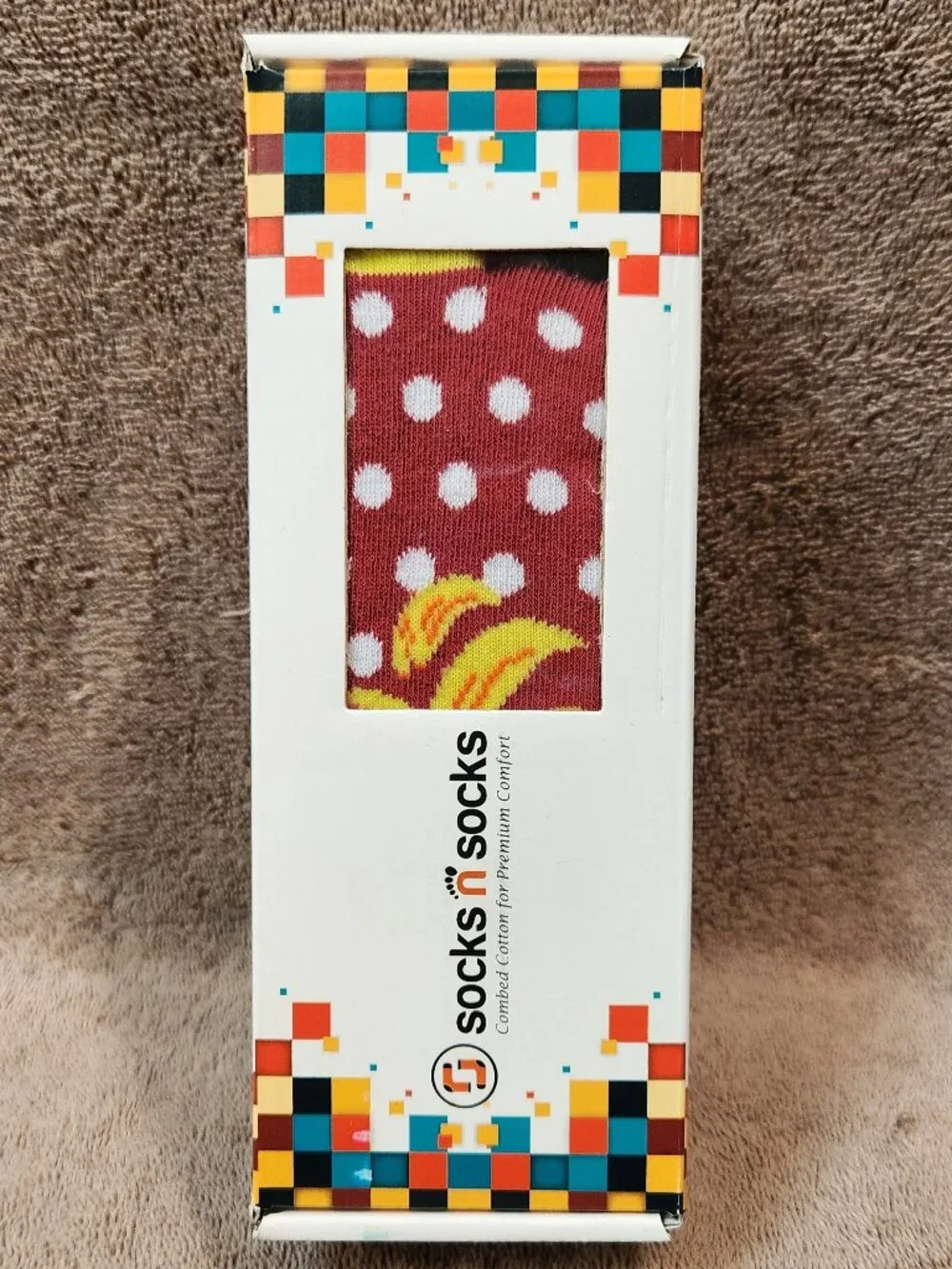 SOCKS N SOCKS - Five (5) Pairs Kids Crew Socks Colorful Fruity Fun Styles - NEW